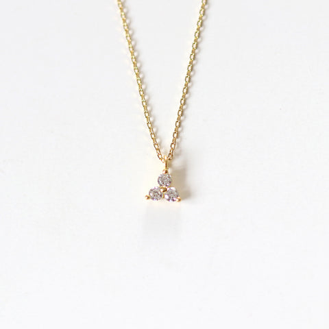 Mini 3 cubic necklace