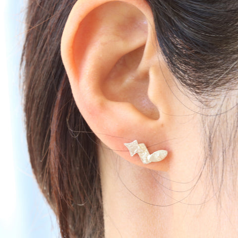 Textured Little Galaxy Stud Earrings