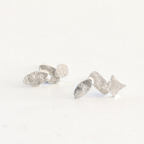 Textured Little Galaxy Stud Earrings