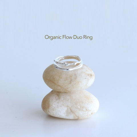 Organic Flow Duo Ring
