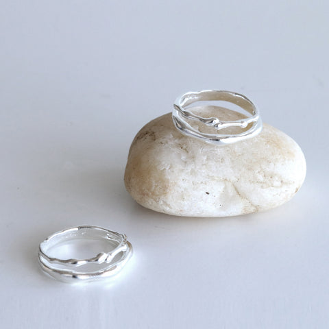 Organic Flow Duo Ring