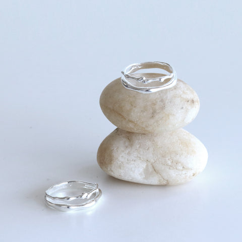 Organic Flow Duo Ring