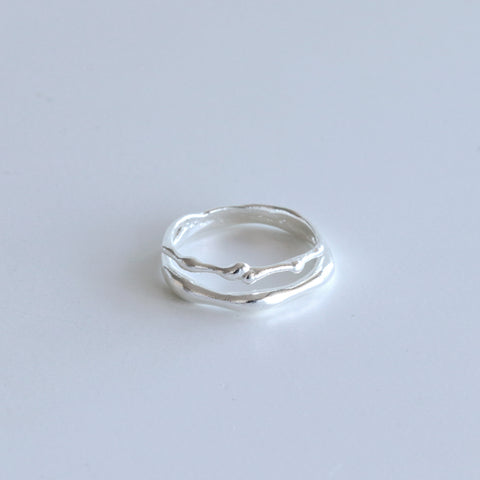 Organic Flow Duo Ring