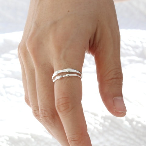 Organic Flow Duo Ring