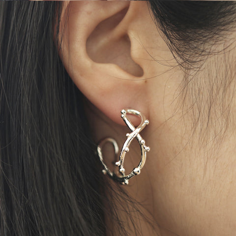 Open Coral Reef Earrings