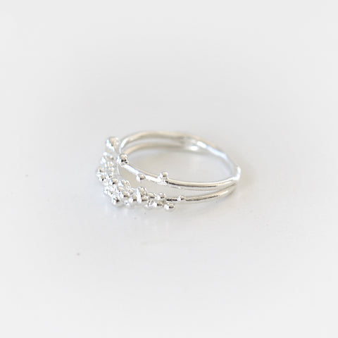 Bubble Double Band Ring