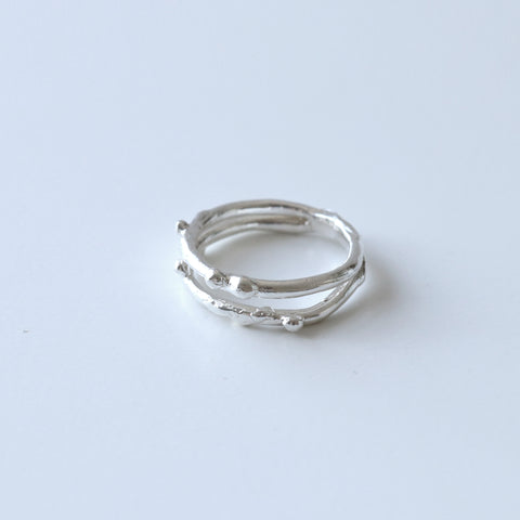 Little Bubble Double Band Ring
