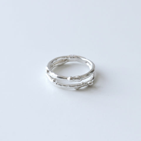 Little Bubble Double Band Ring