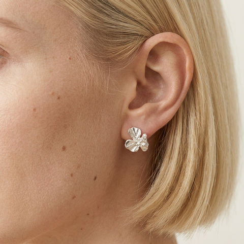 Blooming Petal Stud Earrings