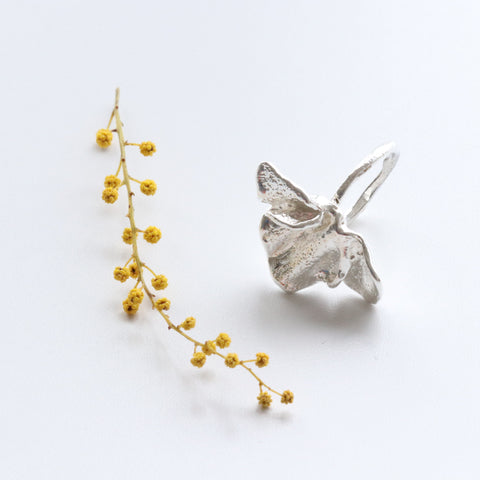 Silver Flutter Ring