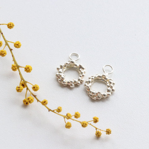 Bubble Circle Earring Charms