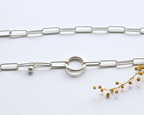 O Link Chain Short Naecklace