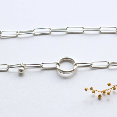O Link Chain Short Necklace