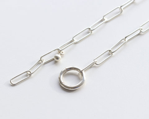 O Link Chain Short Naecklace