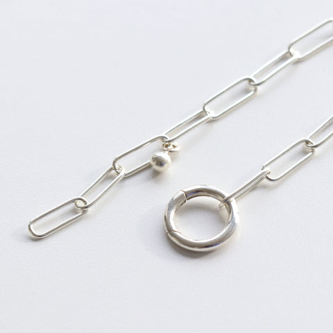 O Link Chain Short Necklace