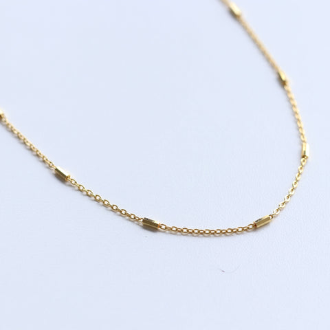 Dainty Bar Chain Necklace