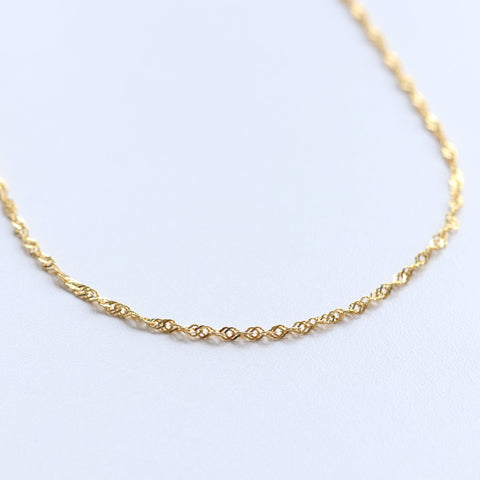 Double Round Link Chains Necklace