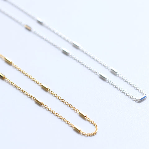 Dainty Bar Chain Necklace