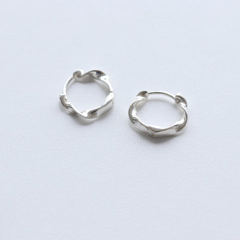Wavy Hoop Earrings