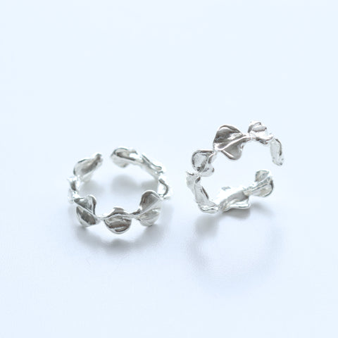 Petite Leaf Open Ring