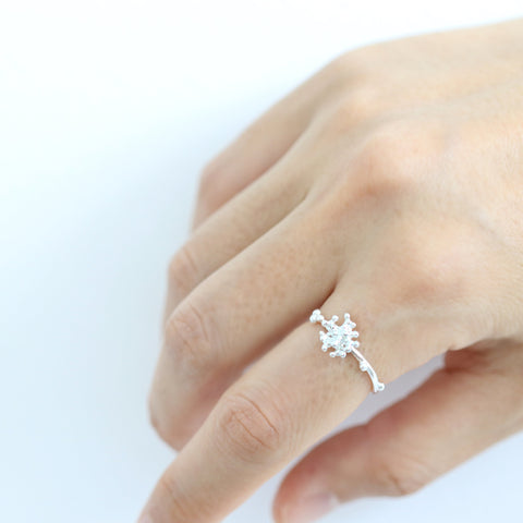 Bubble Ball Flower Ring