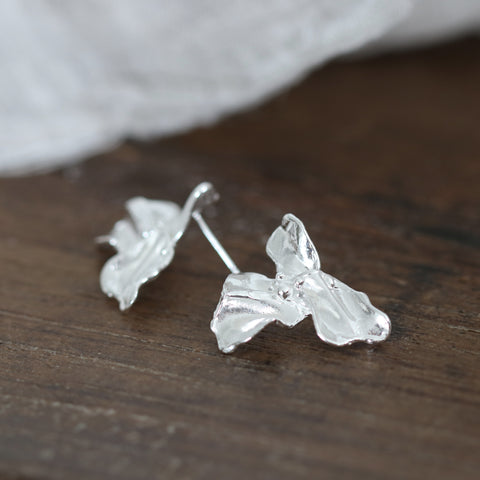 The Large Trillium Flower Earrings
