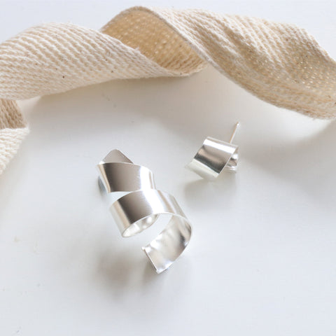 Softie Ribbon Earrings -L
