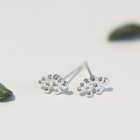 Tiny Bubble Stud Earrings