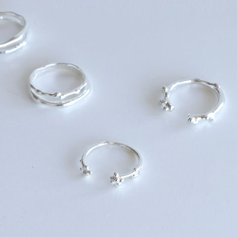 Organic Dots Open Ring