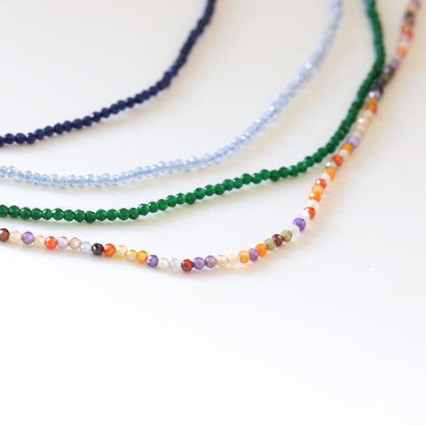 Crystal beads necklace