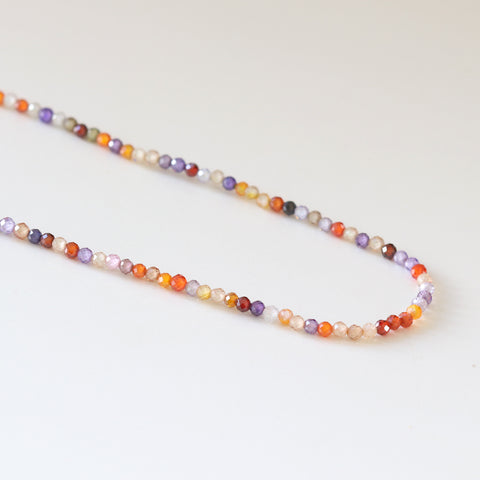 Crystal beads necklace