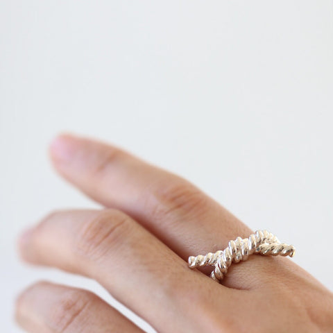 Twist Rope Ring-TIE Ring