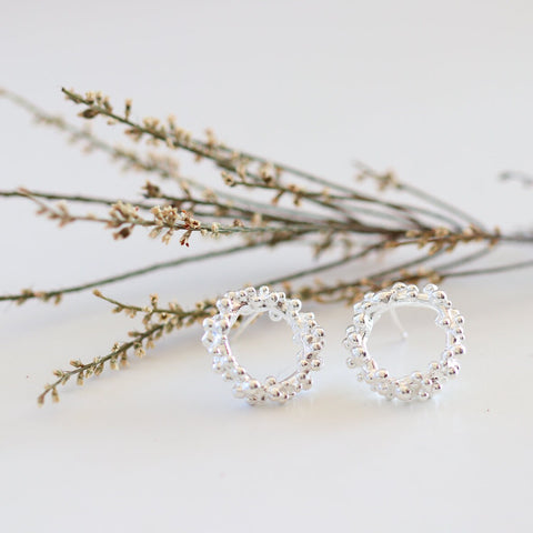 Bubble Circle Earrings