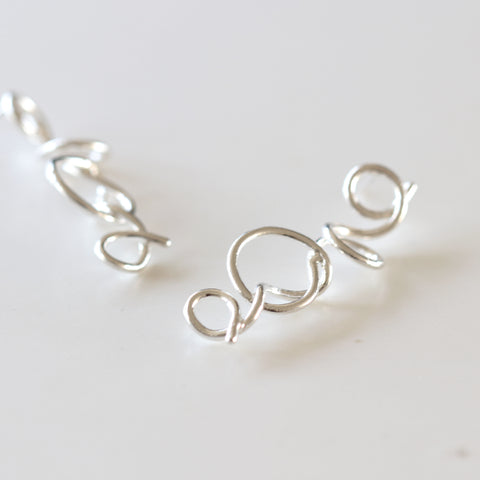 Spiral Harmony Long Earrings