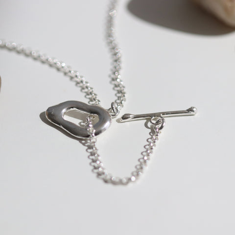 Wave O Bar Necklace -  Choker