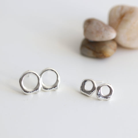 Organic Circle Earrings
