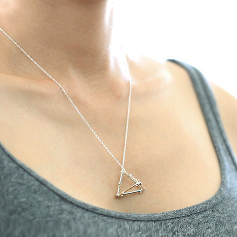 Triangular Pyramid Necklace