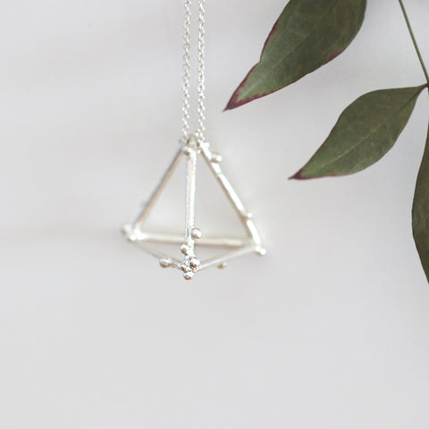 Triangular Pyramid Necklace