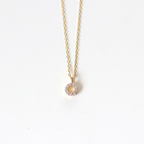 Cubic Mini Donut Necklace