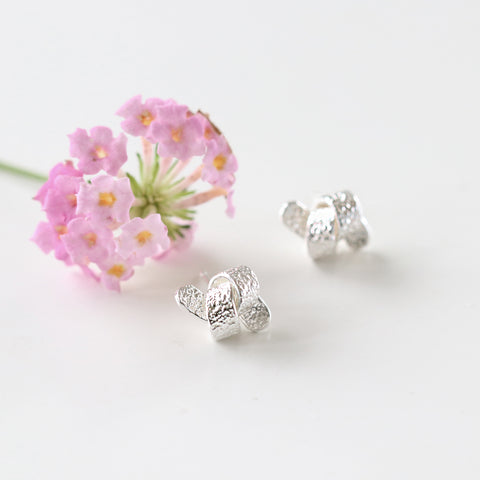 Textured Knot Stud Earrings