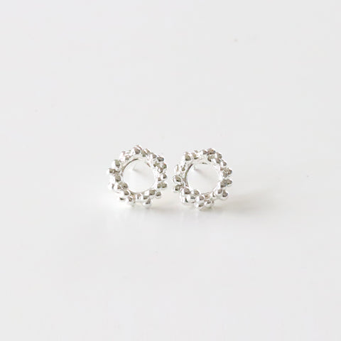 Bubble Circle Earrings- Small