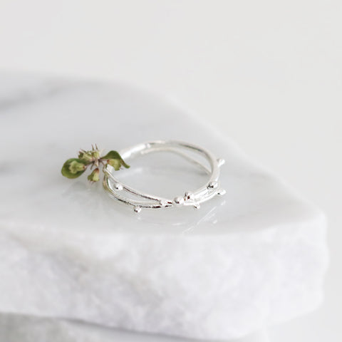 Twisted Small Bubble Ring