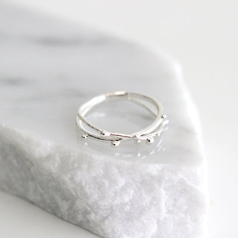 Twisted Small Bubble Ring