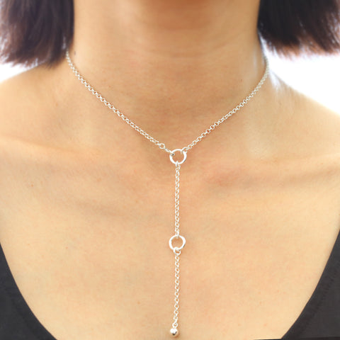 Double Ring Chain Necklace