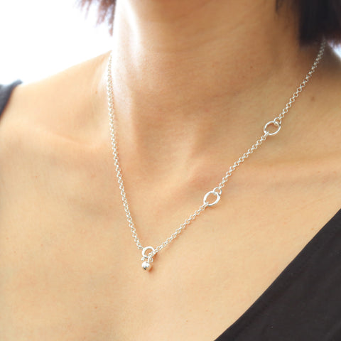 Double Ring Chain Necklace