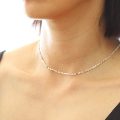 Double Ring Chain Necklace