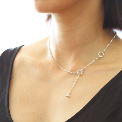 Double Ring Chain Necklace