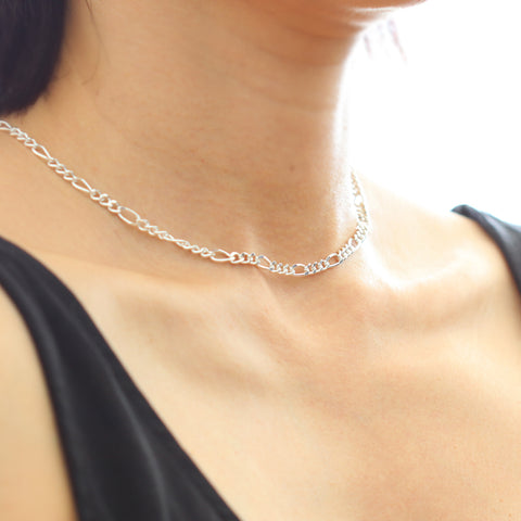 Spring Clasp Thick Chain Necklace