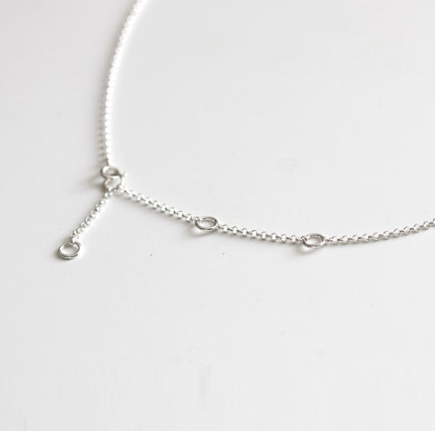 Quad Ring Chain Necklace