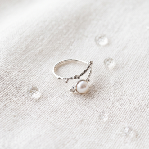 Pearl Open Ring